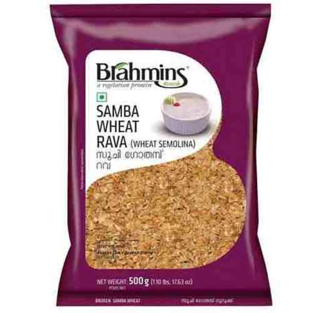 Brahmins Samba Wheat Rava 500g