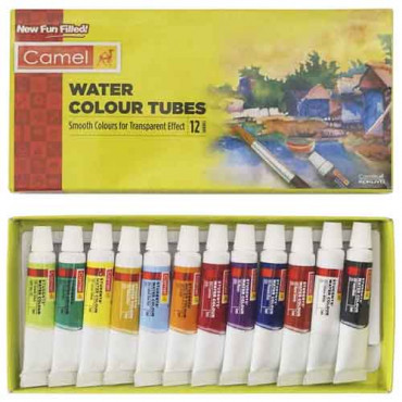 Camel Water Colour Tubes 12 Shades