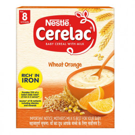 Nestle Cerelac Wheat Orange 300g (8 -12 Months)