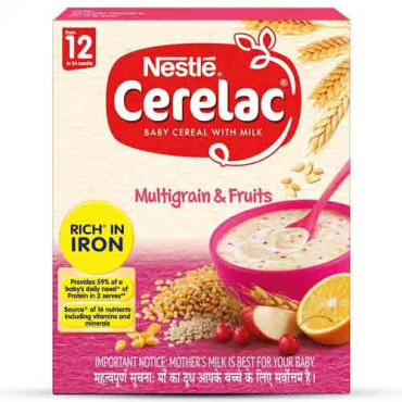 Nestle Cerelac Multigrain & Fruits 300g (12-24 Months)