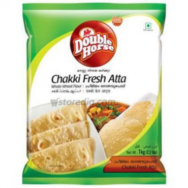 Double Horse Chakki Fresh Atta 1Kg