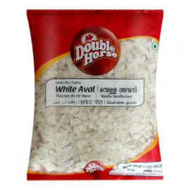 Double horse aval white 500