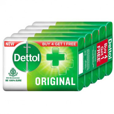 Dettol Original Soap (125g x 4) + 125g Free