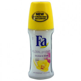 Fa Fiji Floral Protect 48H Protection Roll On 50ml