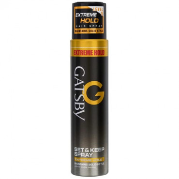 Gatsby Set & Keep Extreme Hold Hair Spray 250ml