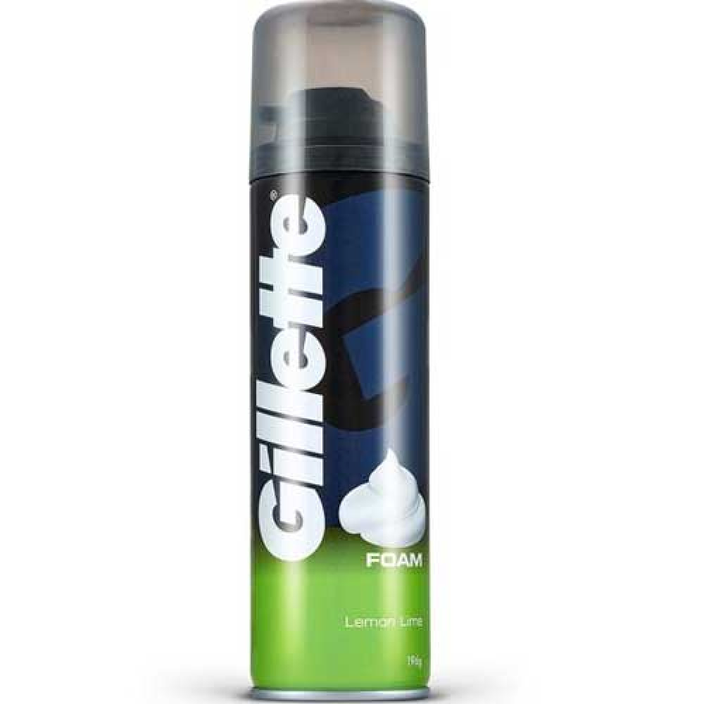 Gillette Shaving Foam Lemon Lime 196g