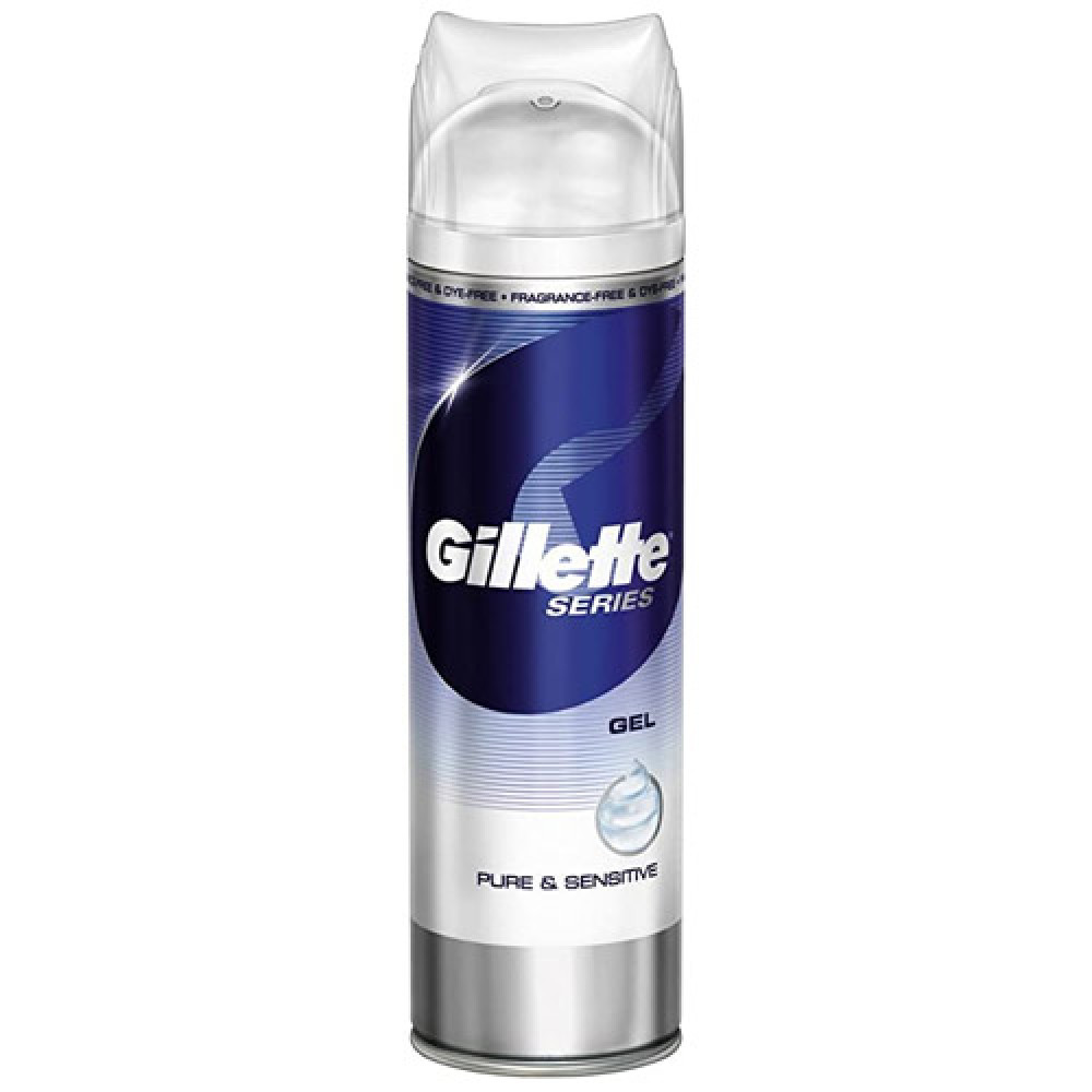 Gillette Pure & Sensitive Shave Gel 195g