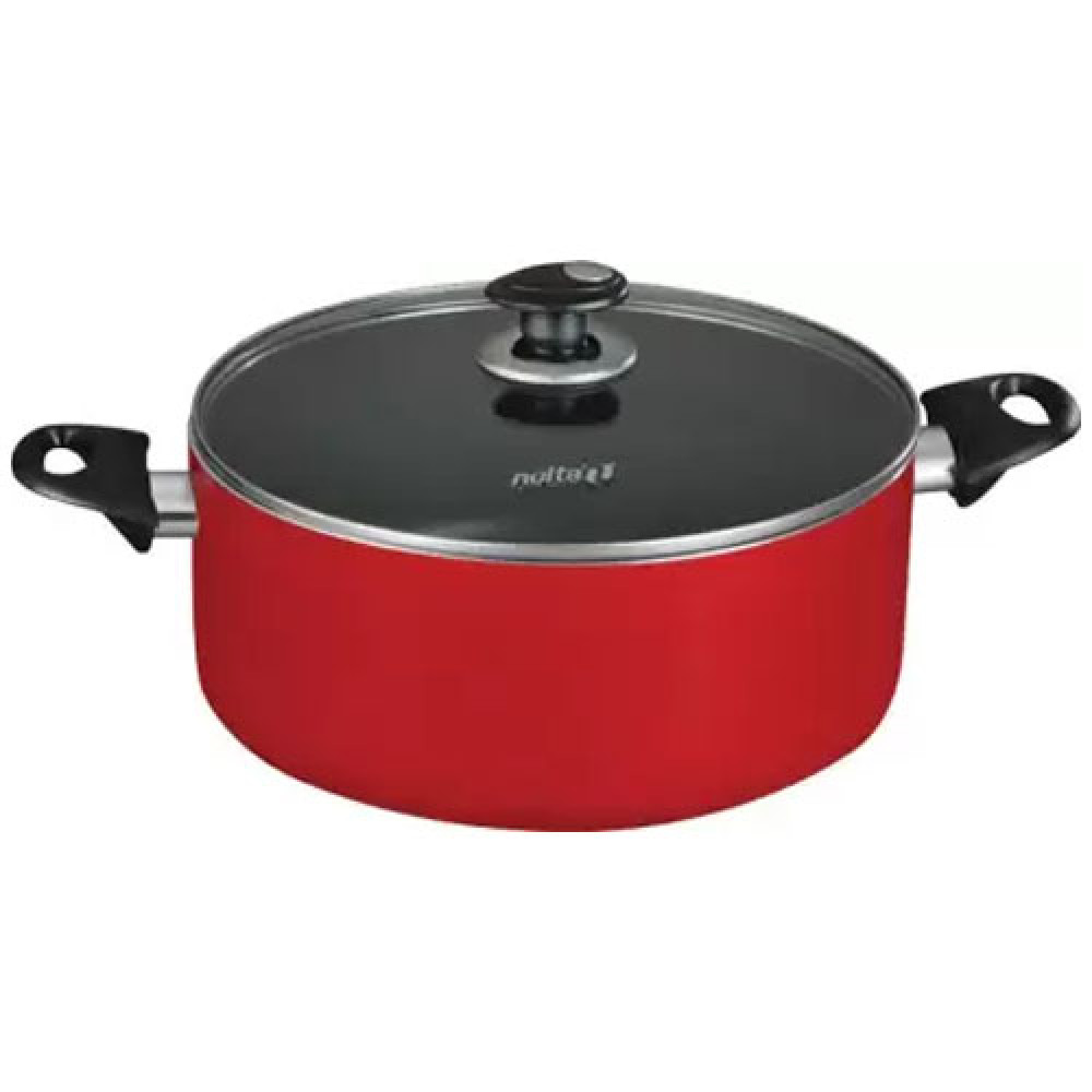 Nolta Popular Aluminium Non-stick Induction Base Biriyani Pot 22cm 3.5 Litre