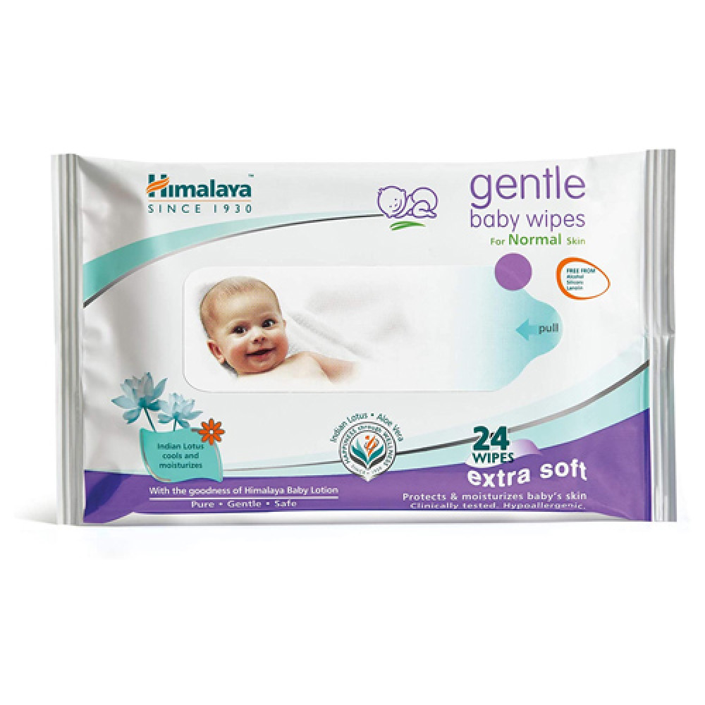 Himalaya Gentle Baby Wipes 24 Sheets