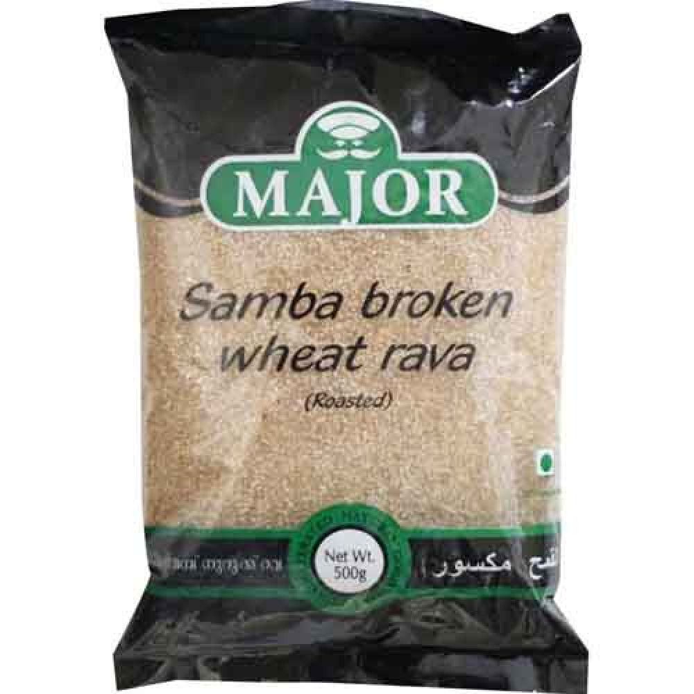 Major Samba Broken Wheat Rava 500g