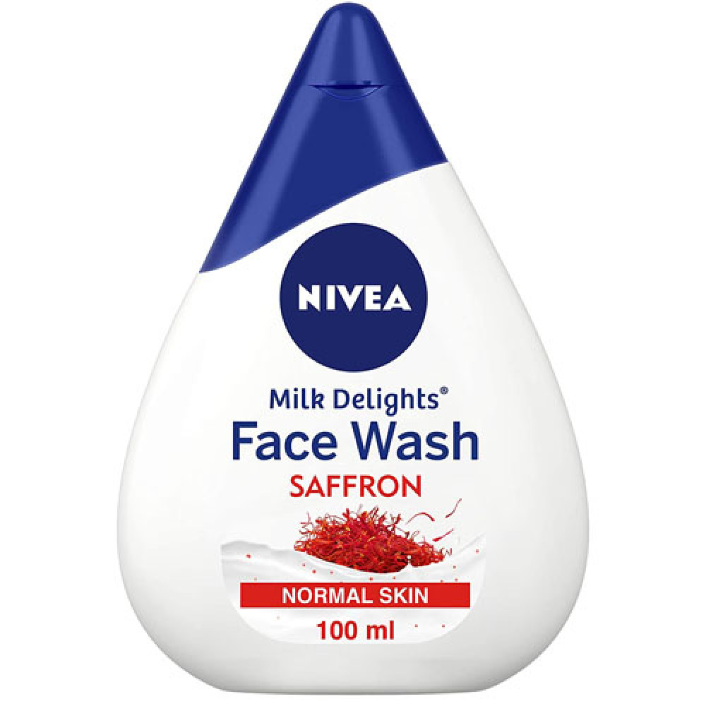 Nivea Milk Delights Safforn Face Wash Normal Skin 100ml