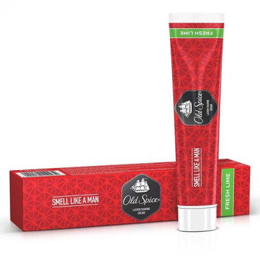 Old Spice Lather Shaving Cream Fresh Lime 70g