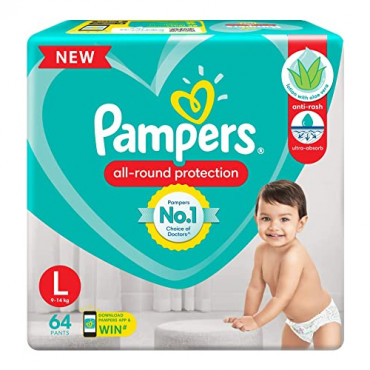 Pampers Pants Large (9-14Kg) 64N