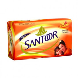 Santoor Total Skin Care Sandal & Turmeric Soap 150g