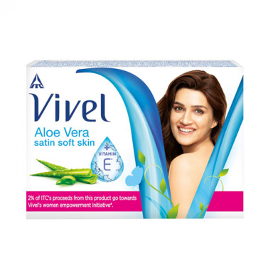 Vivel Aloe Vera Satin Soft + Vitamin E 100g