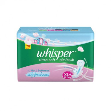 Whisper Ultra Soft Extra Large 30 Pads